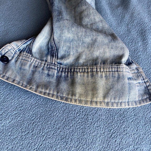 Blue Distressed Denim Jacket - Picture 4 of 7